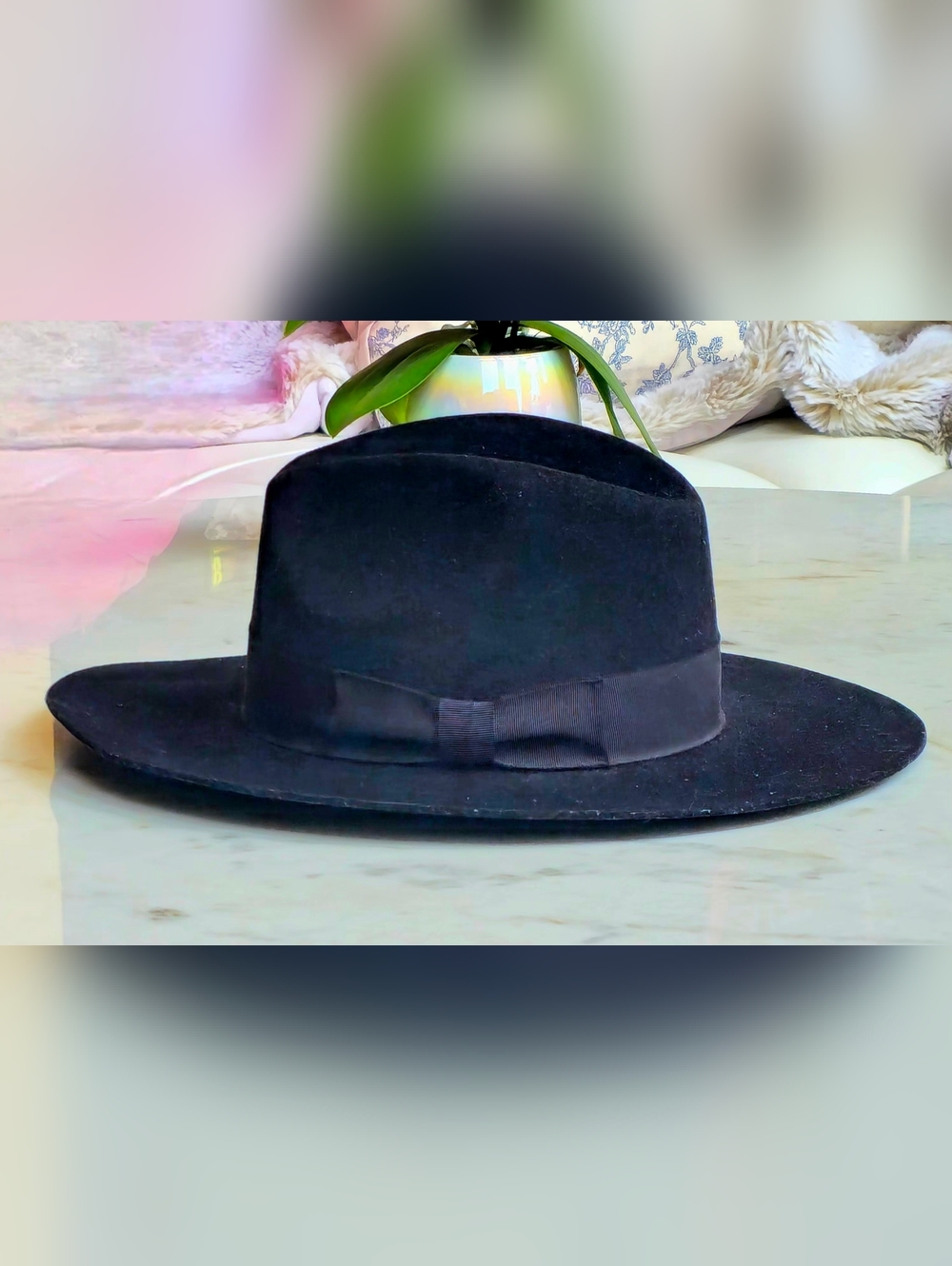 Alxiliary Black Wool Hat Size S/M